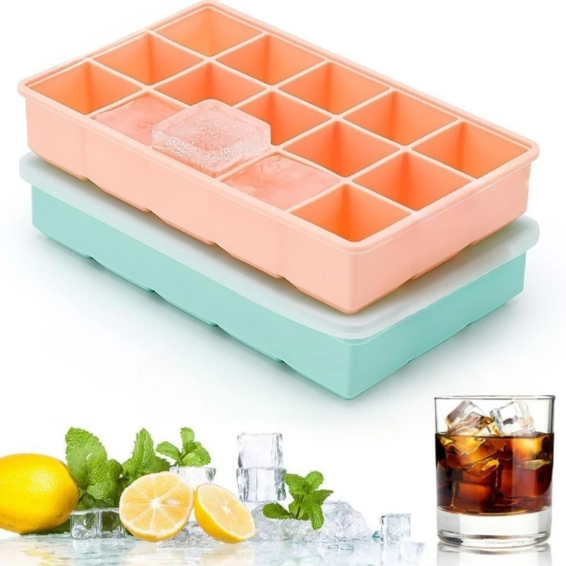 Baby Food Freezer Tray - 15/24 Grid Silicone Ice Cube Molds