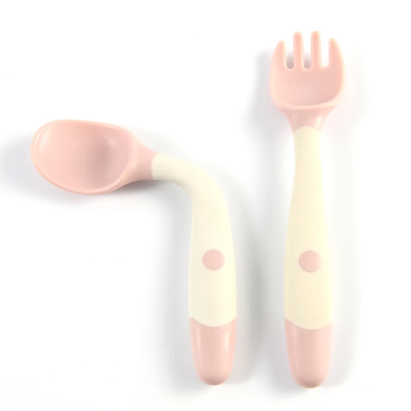 Baby Food Guide - 1 pair Silicone Spoon for Baby