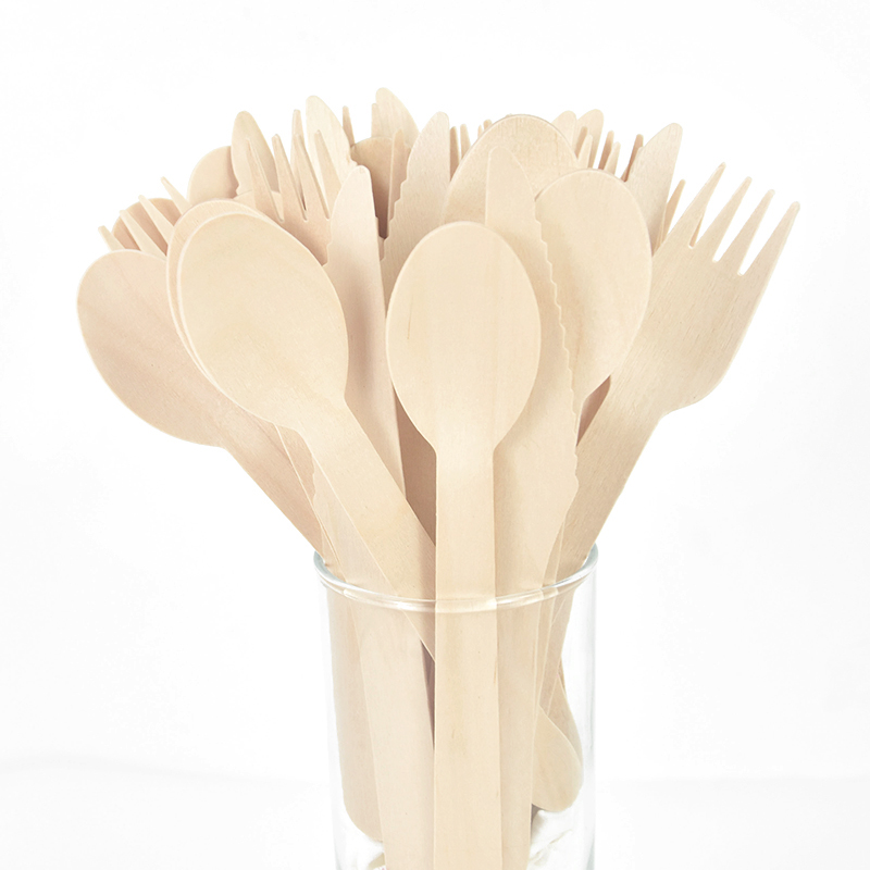 50Pcs Disposable Wooden Spoon  - Weaning Spoon Set ulasan dan harga