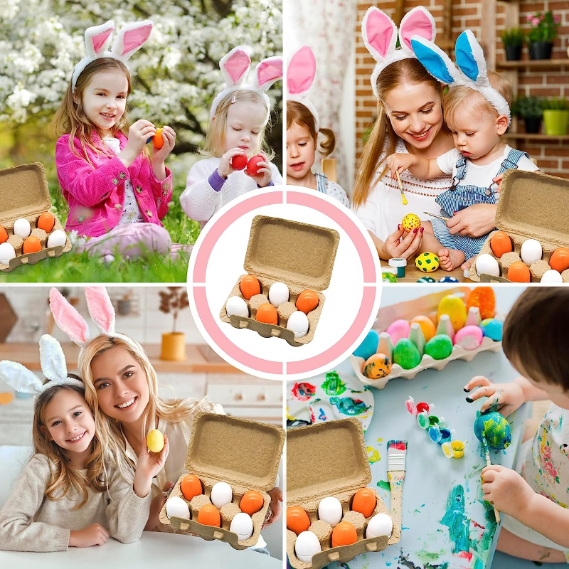 6pcs Wooden Eggs Toy Egg Kitch - Baby Food Quantity ulasan dan harga