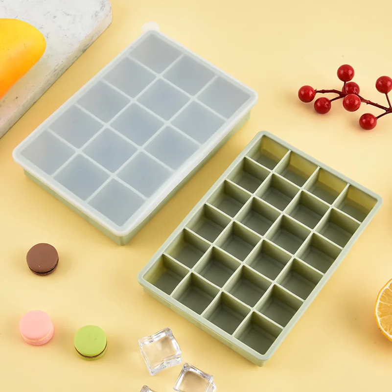 15/24 Grid Silicone Ice Cube M - Baby Food Freezer Tray ulasan dan harga