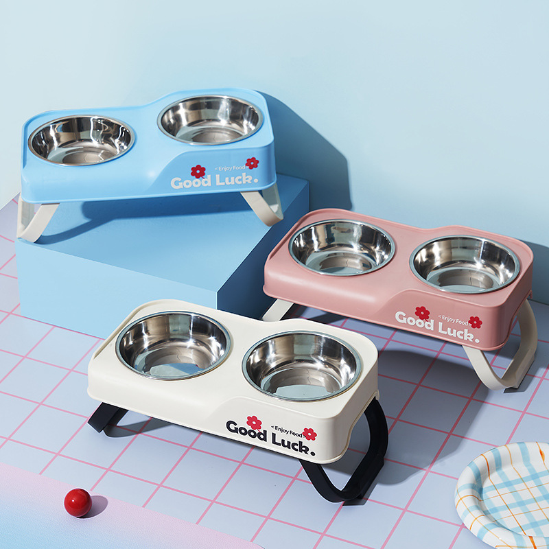 Stainless steel double-bowl el - Baby Food Cat ulasan dan harga