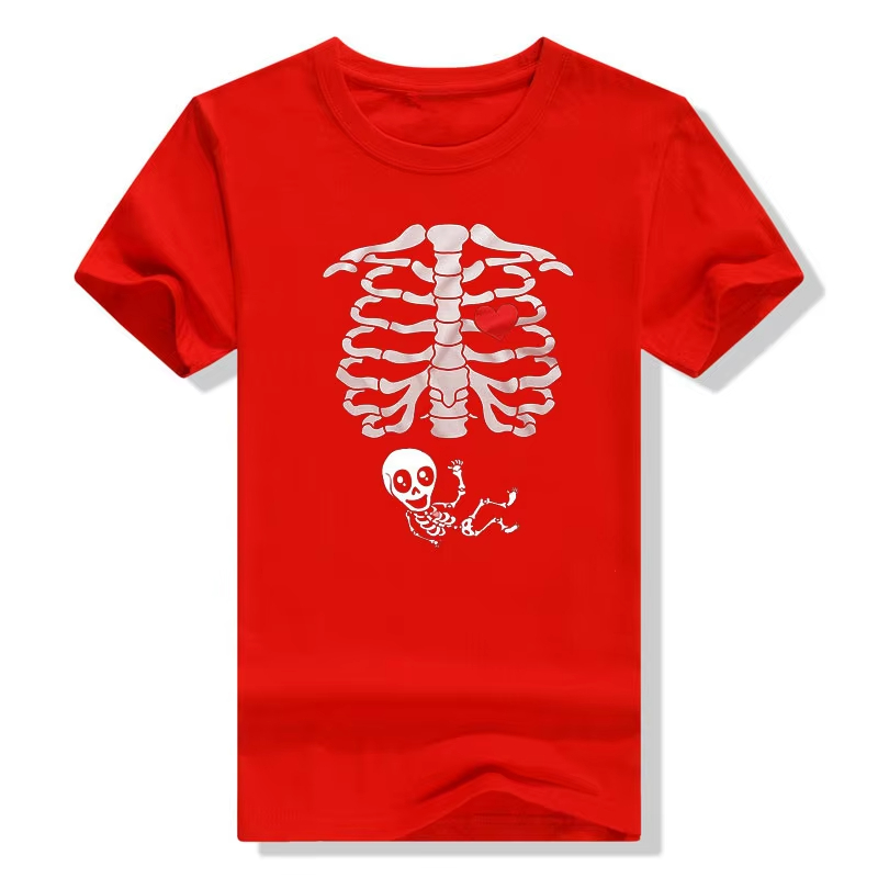 Halloween Skeleton T-Shirts Co - Food Baby X Ray ulasan dan harga