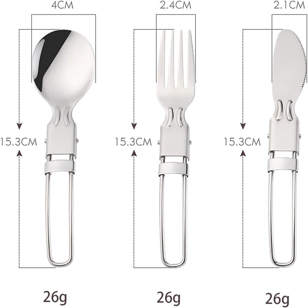 Camping Flatware Sets Stainles - Weaning Spoon Set ulasan dan harga