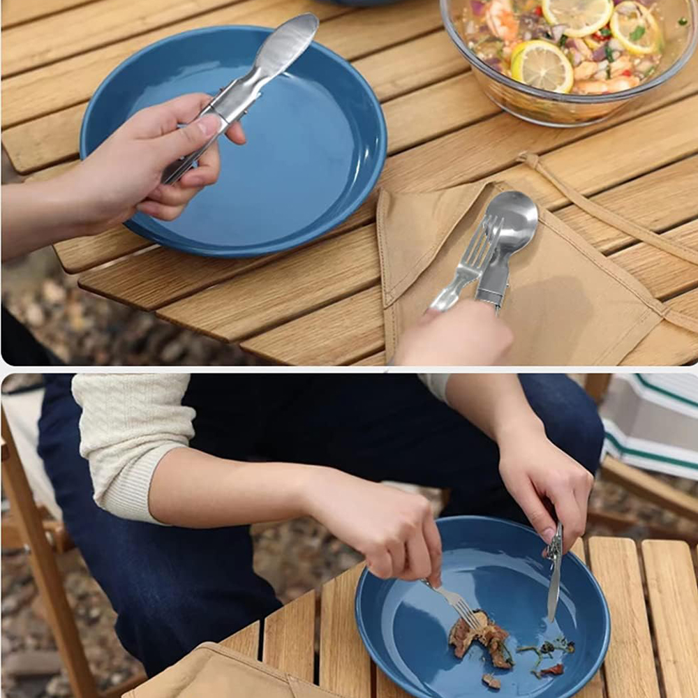 Camping Flatware Sets Stainles - Weaning Spoon Set ulasan dan harga