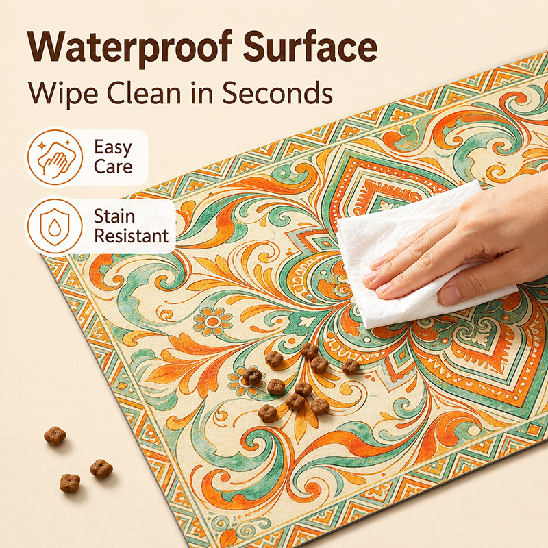 Bohemian Pet Feeding Mat Water - Baby Food Cat ulasan dan harga
