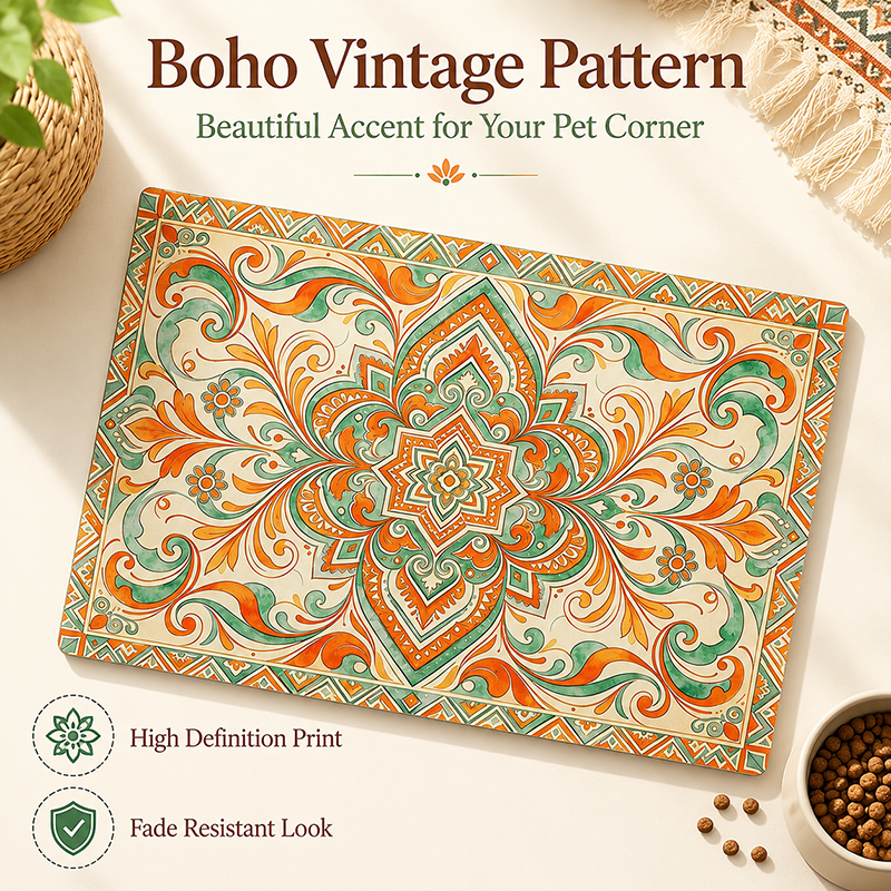Bohemian Pet Feeding Mat Water - Baby Food Cat ulasan dan harga