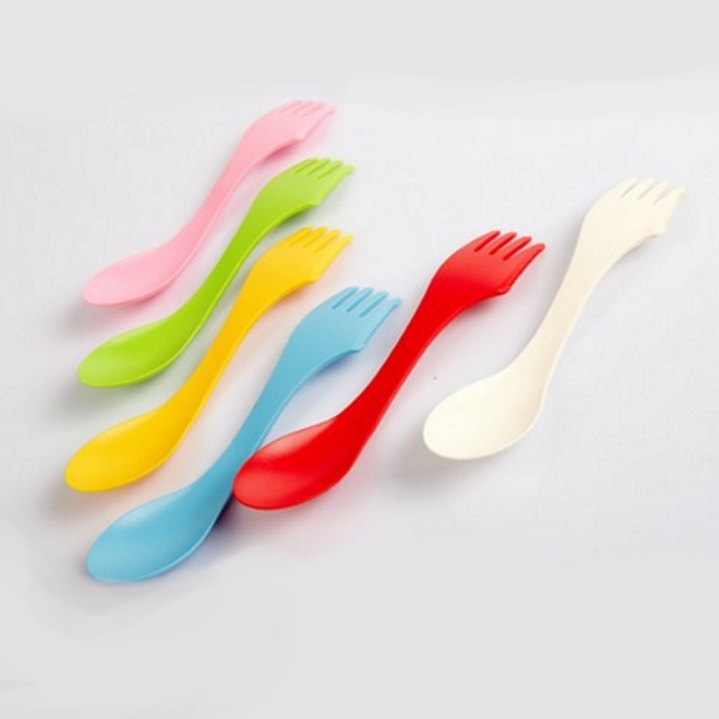 6PCS 3-in-1 Camp Utensils Set  - Weaning Spoon Set ulasan dan harga