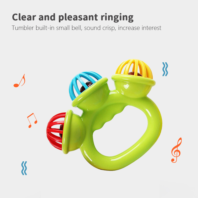 1-4PCS Baby Hand Rattle Ball T - Baby Food Quantity ulasan dan harga