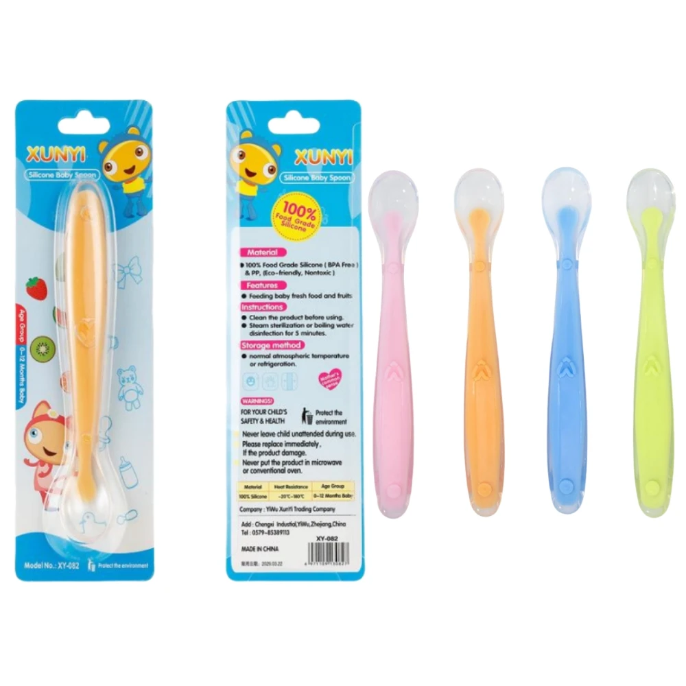 Baby Spoons Soft Silicone Todd - Baby Food Guide ulasan dan harga