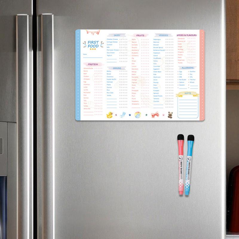 Reusable First Foods Tracker C - Baby Food List ulasan dan harga