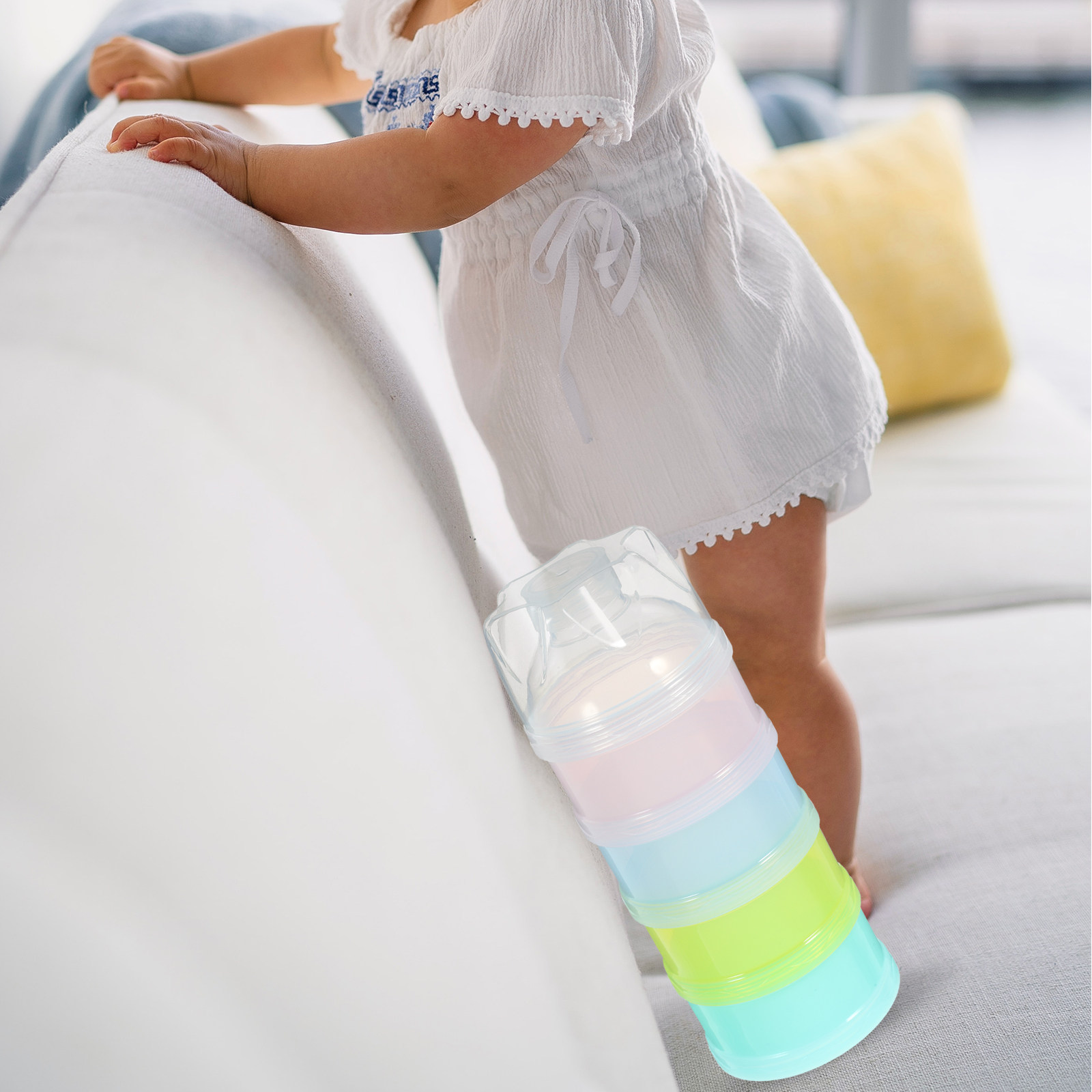 4-Layer Stackable Baby Formula - Baby Food For Travelling ulasan dan harga