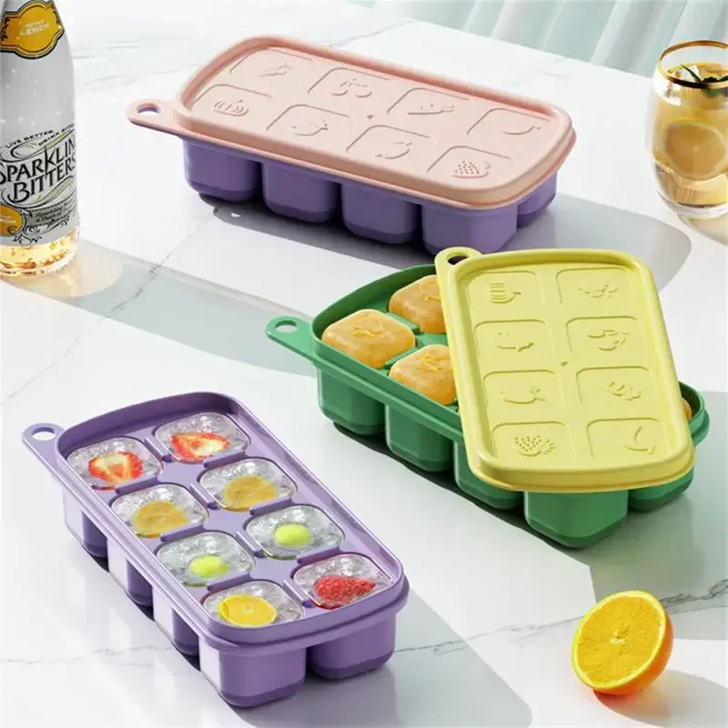 Silicone Ice Cube Molds, Food  - Baby Food Freezer Tray ulasan dan harga