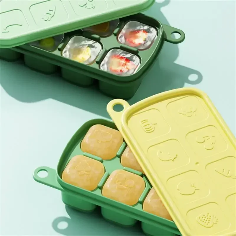 Silicone Ice Cube Molds, Food  - Baby Food Freezer Tray ulasan dan harga