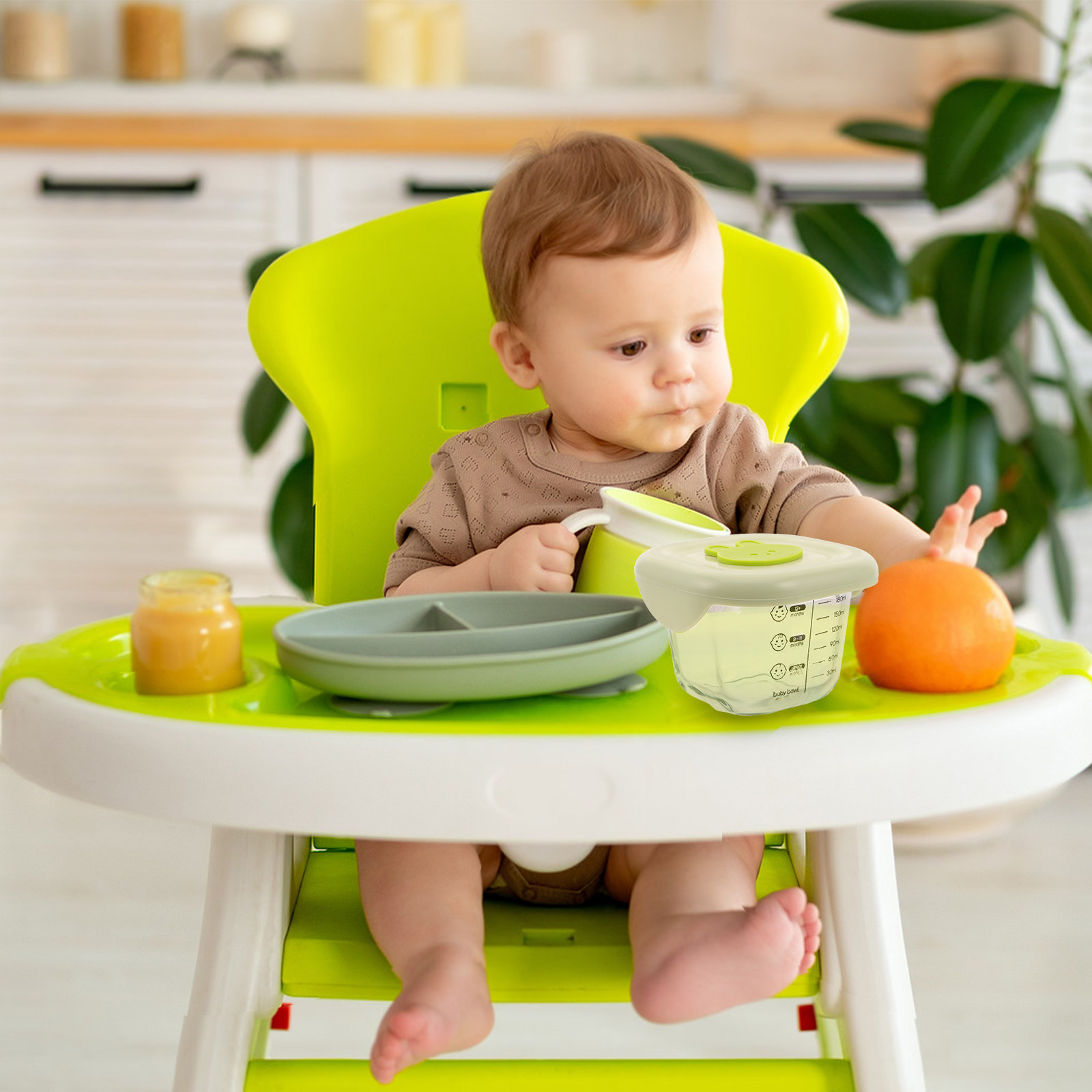2Pcs Baby Food Storage Contain - Baby Food For Travelling ulasan dan harga