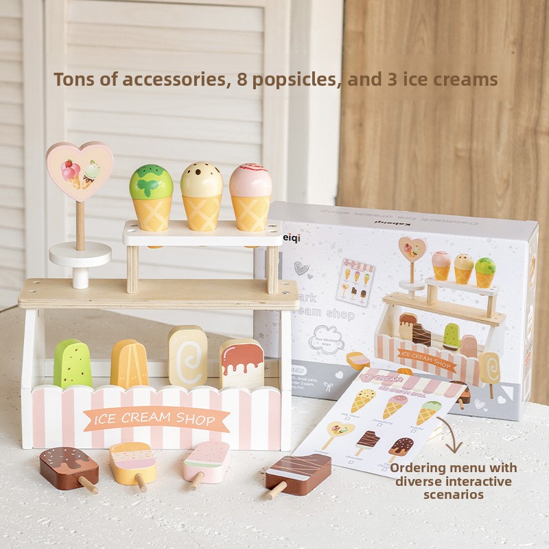 Children Toy Puzzle Wooden Kit - Baby Food Restaurant ulasan dan harga