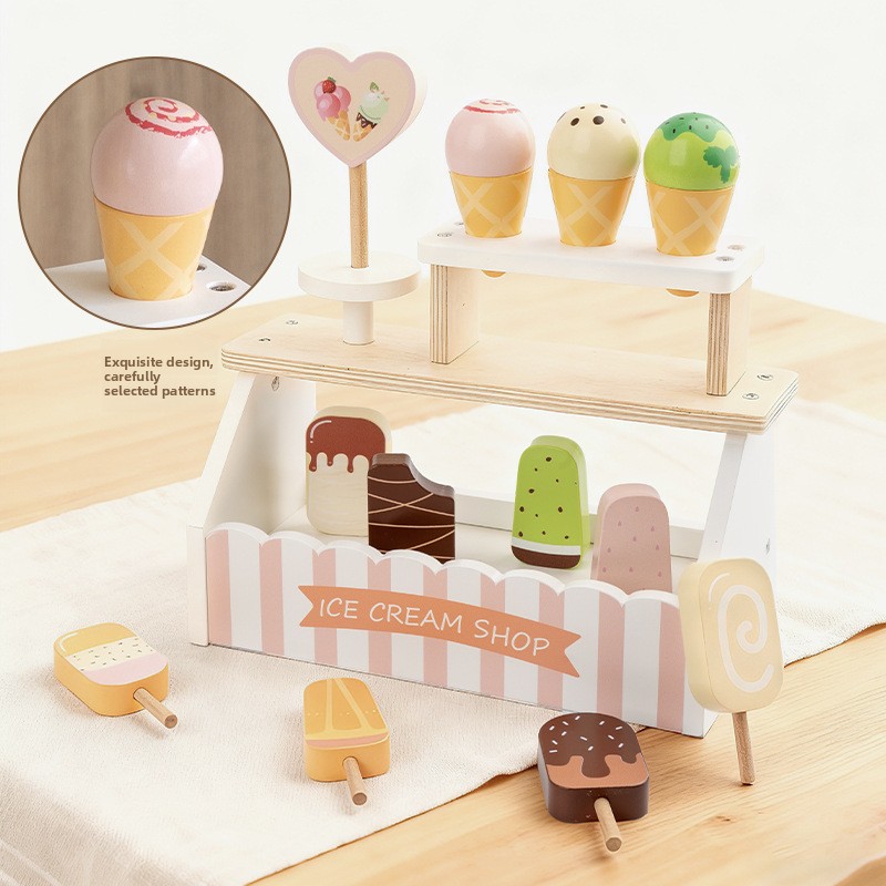 Children Toy Puzzle Wooden Kit - Baby Food Restaurant ulasan dan harga