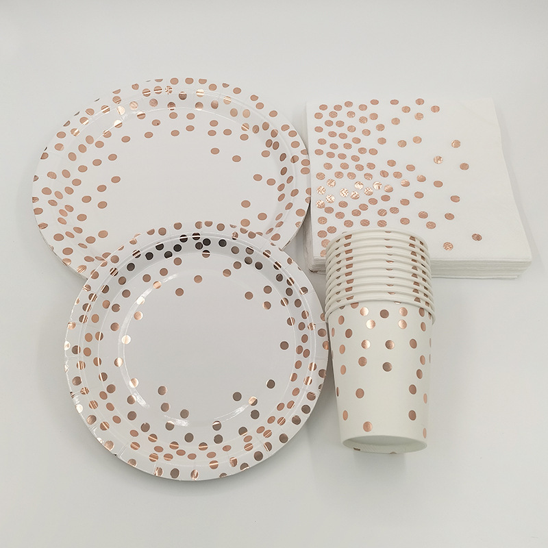 Rose Gold Party Tableware Kit  - Weaning Spoon Set ulasan dan harga