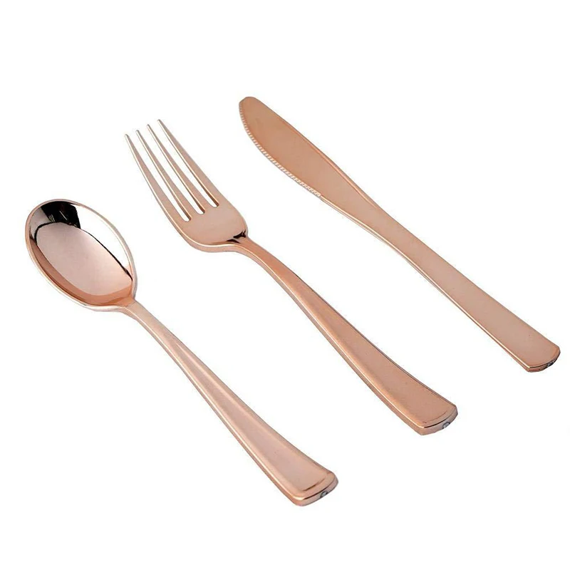 Rose Gold Party Tableware Kit  - Weaning Spoon Set ulasan dan harga