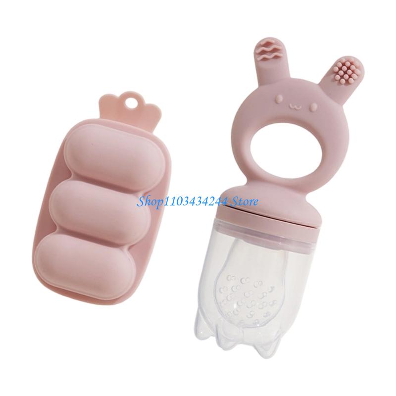 Silicone Baby Teether Feeder w - Baby Food Freezer Tray ulasan dan harga