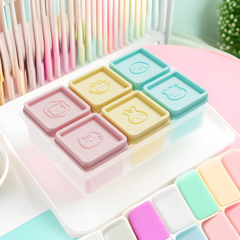 New 6-Pack Silicone Ice Cube T - Baby Food Freezer Tray ulasan dan harga