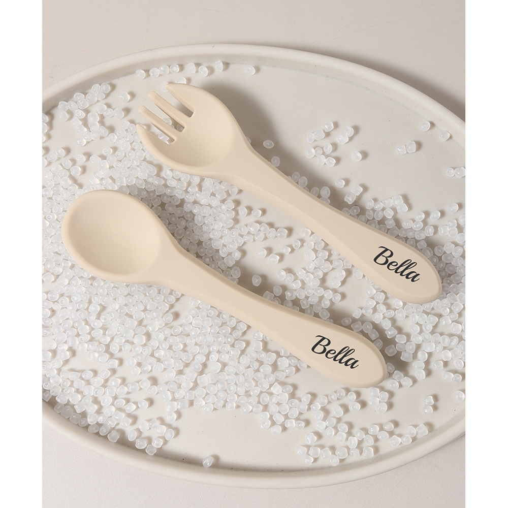 Custom name 1 pair silicone sp - Baby Food Guide ulasan dan harga
