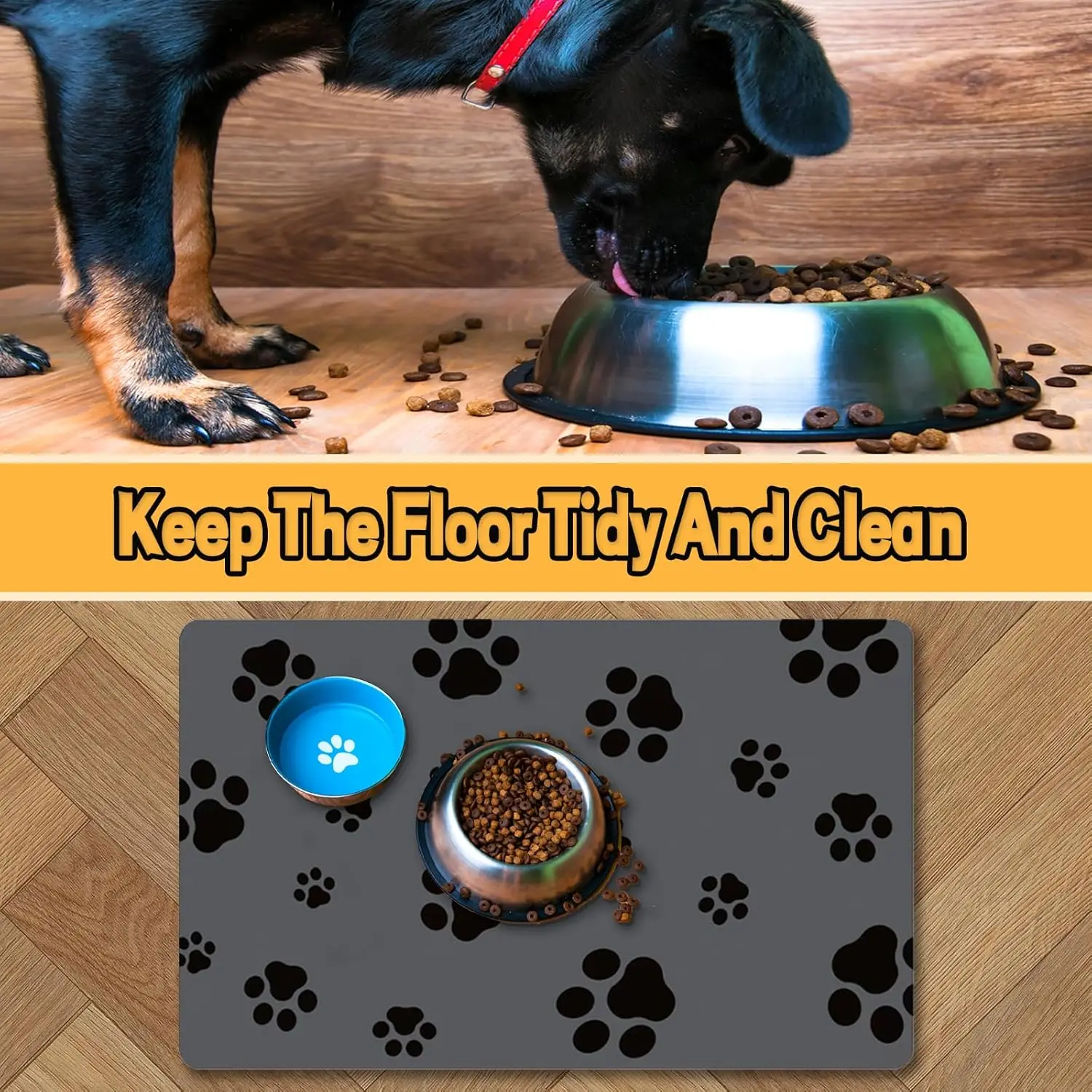 Dog Food Mat Absorbent Dog Mat - Baby Food Cat ulasan dan harga