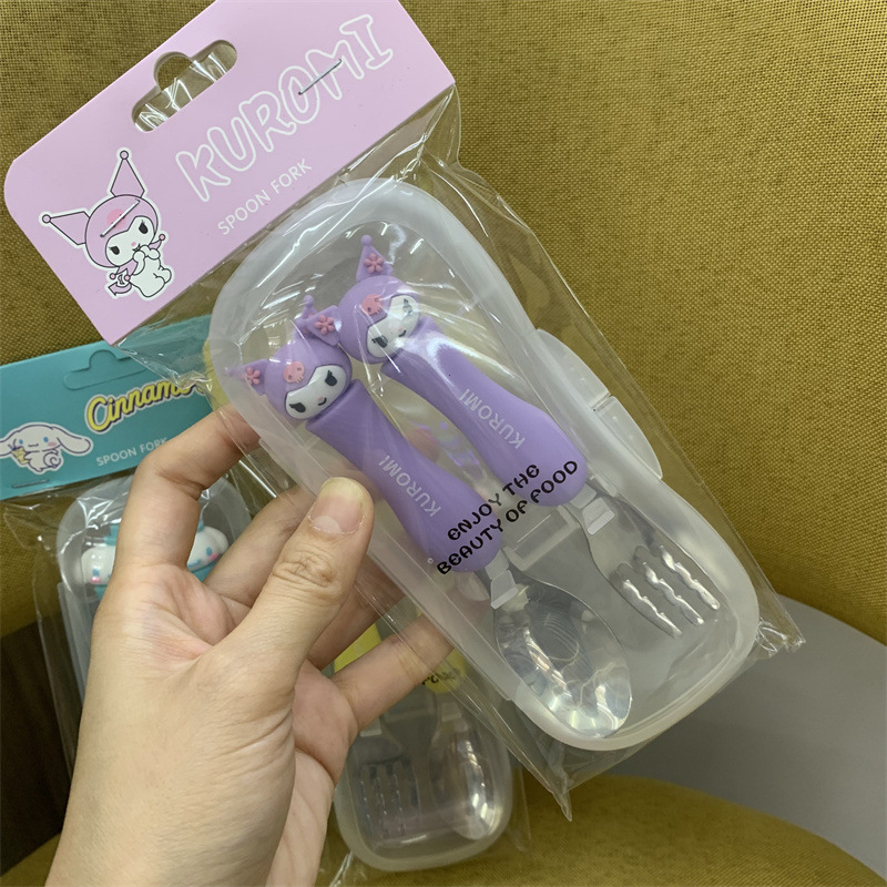 Cartoon Hello Kitty Children's - Weaning Spoon Set ulasan dan harga