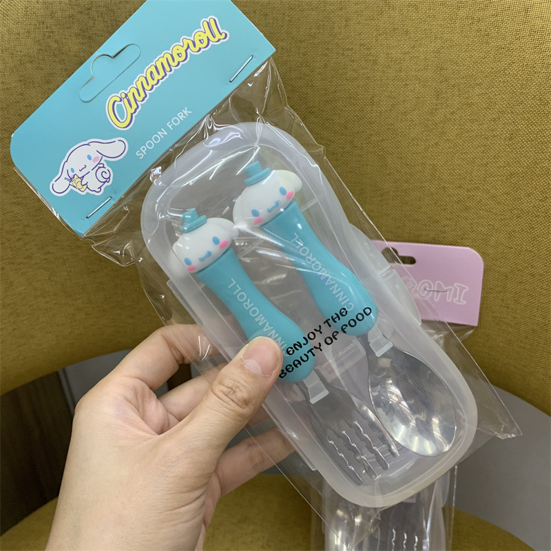 Cartoon Hello Kitty Children's - Weaning Spoon Set ulasan dan harga
