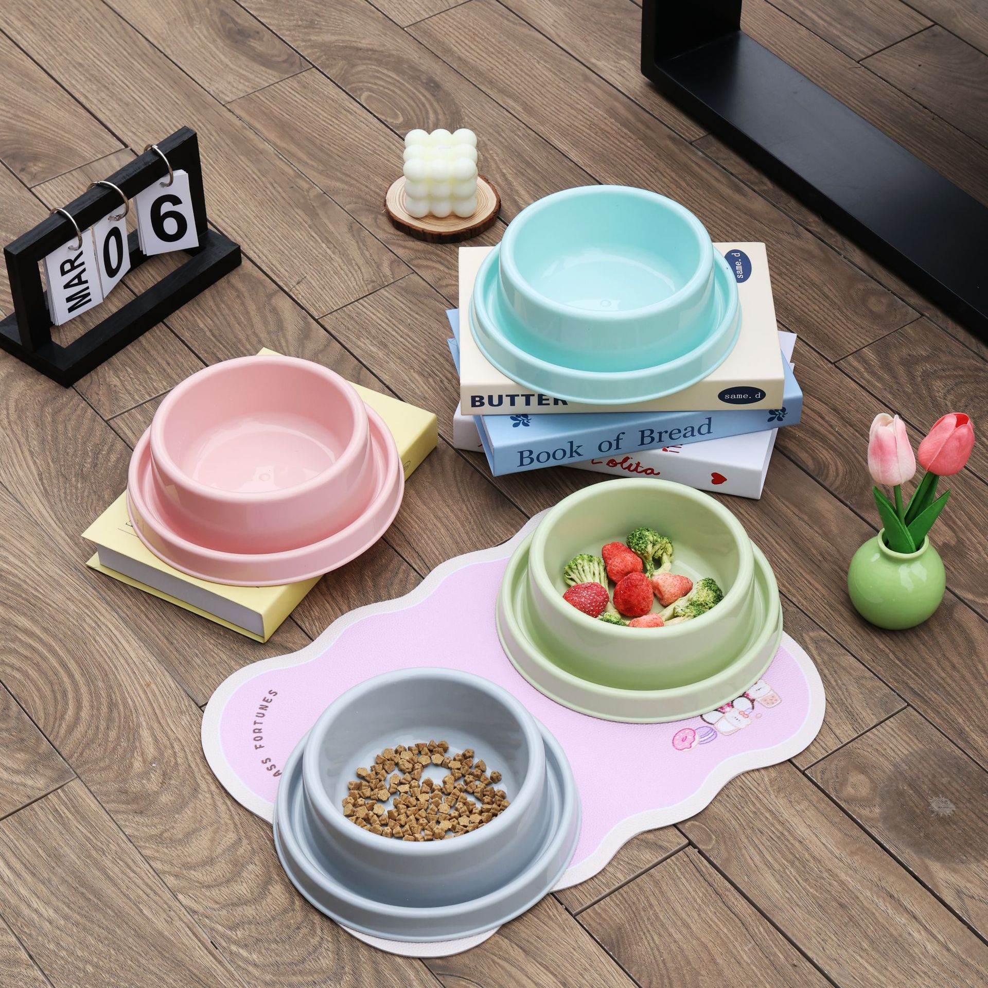 Non-Slip Anti-Tip Pet Bowls fo - Baby Food Cat ulasan dan harga