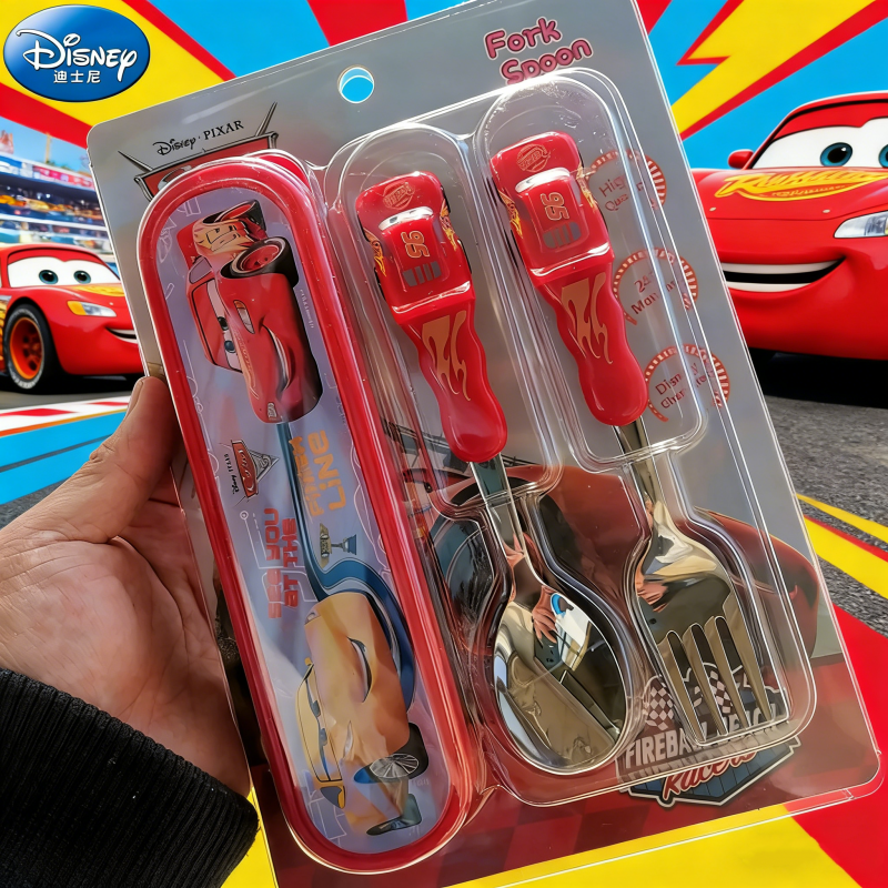 DisneyCarLightning McQueen cut - Weaning Spoon Set ulasan dan harga