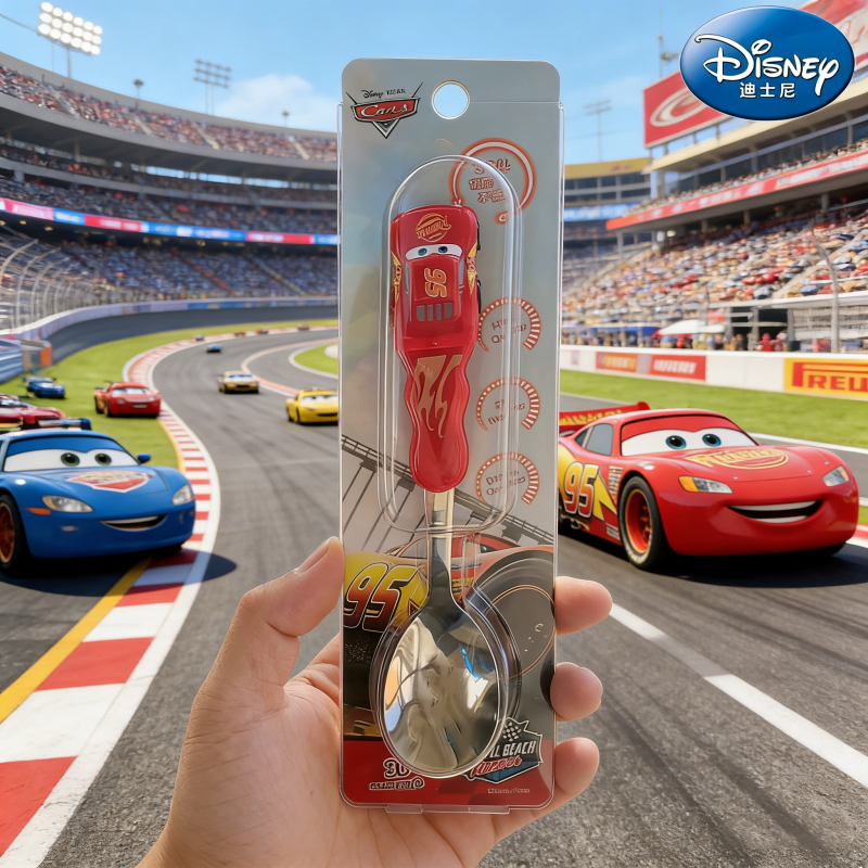 DisneyCarLightning McQueen cut - Weaning Spoon Set ulasan dan harga
