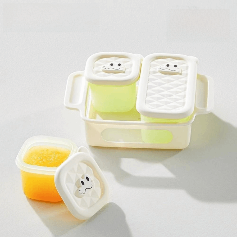3/4/6 Grid Design Baby Food Fr - Baby Food Freezer Tray ulasan dan harga