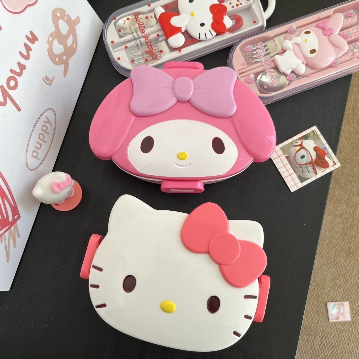 Anime Hello Kitty My Melody Be - Weaning Spoon Set ulasan dan harga