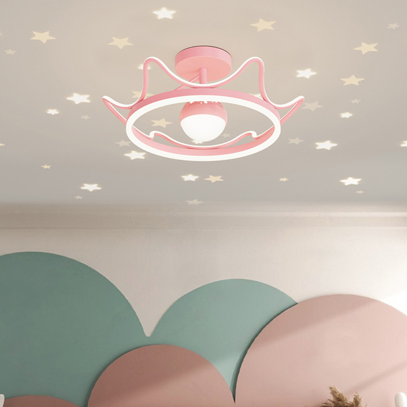 Modern Crown Starry Sky LED Pe - Baby Food Restaurant ulasan dan harga