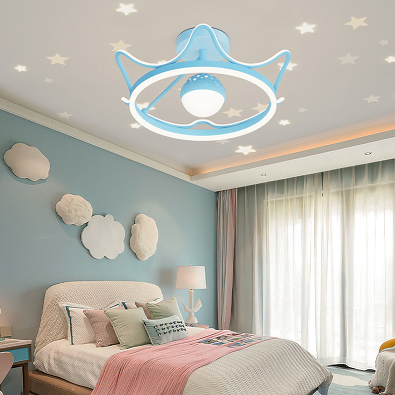 Modern Crown Starry Sky LED Pe - Baby Food Restaurant ulasan dan harga