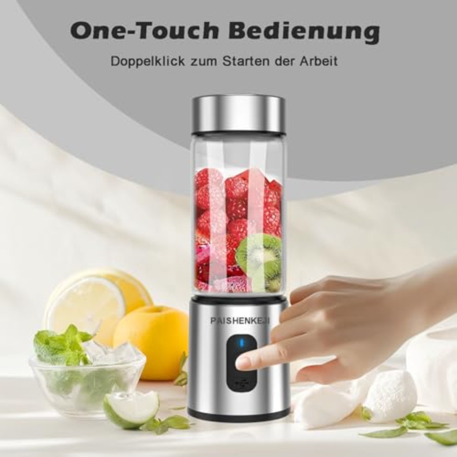 Glass Portable Blender Smoothi - Baby Food For Travelling ulasan dan harga