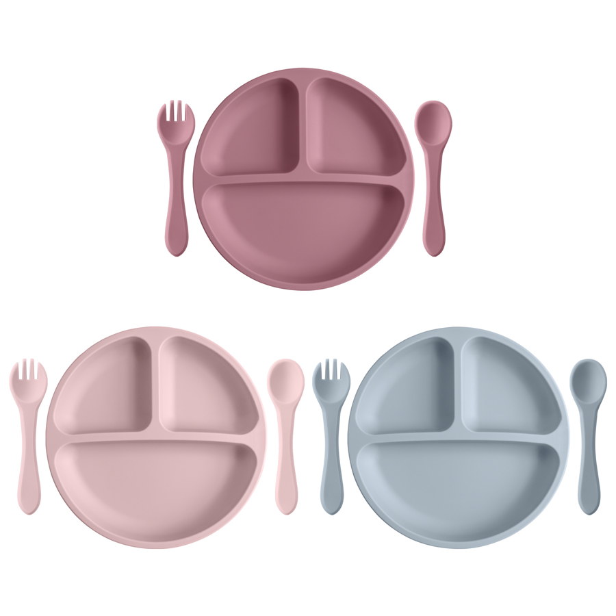 3PCS Children's Tableware Set  - Baby Food Freezer Tray ulasan dan harga