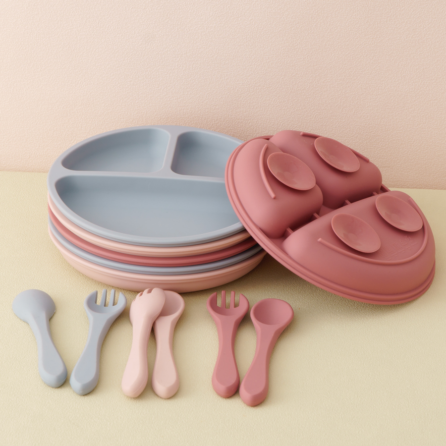 3PCS Children's Tableware Set  - Baby Food Freezer Tray ulasan dan harga