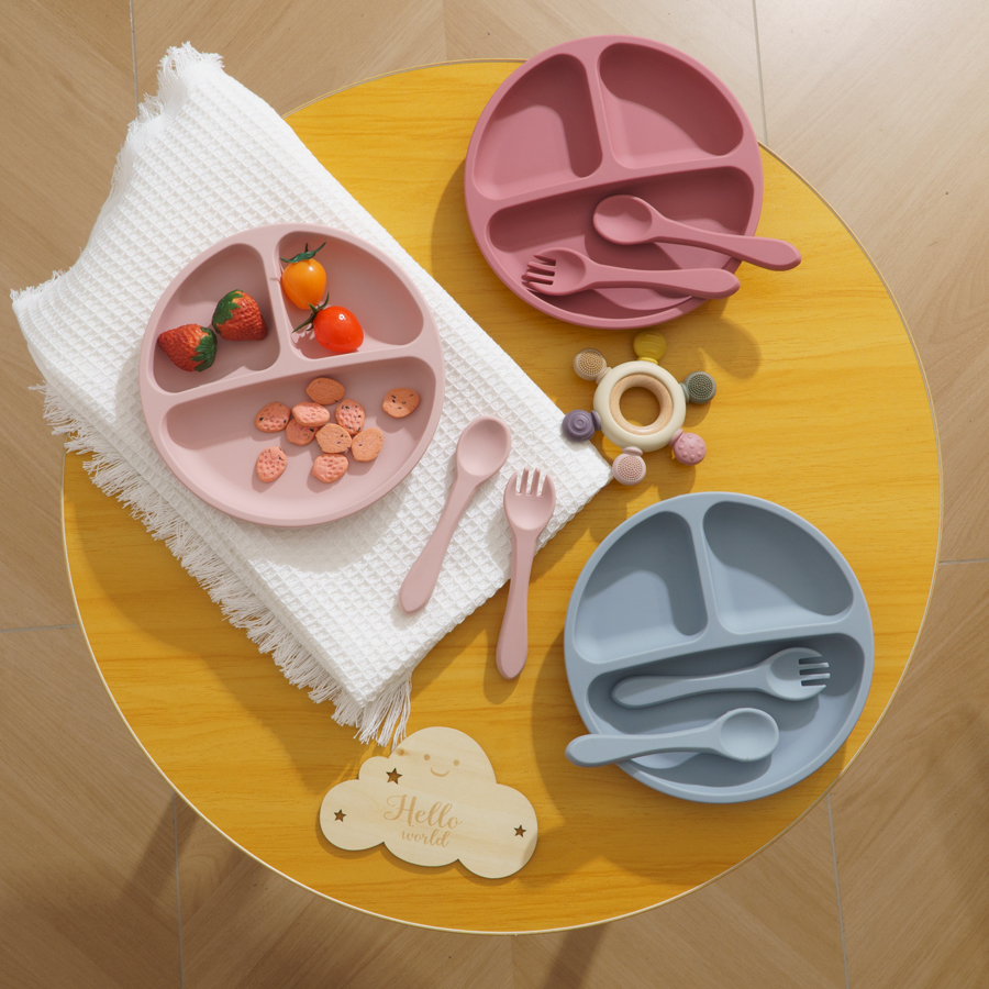 3PCS Children's Tableware Set  - Baby Food Freezer Tray ulasan dan harga
