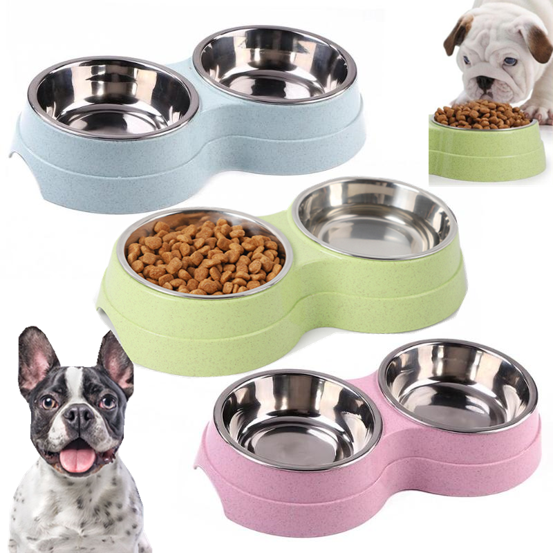 Double Bowls Stainless Steel P - Baby Food Cat ulasan dan harga