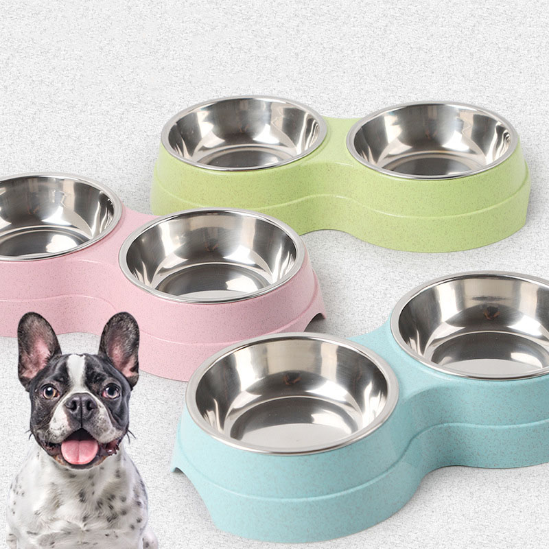 Double Bowls Stainless Steel P - Baby Food Cat ulasan dan harga