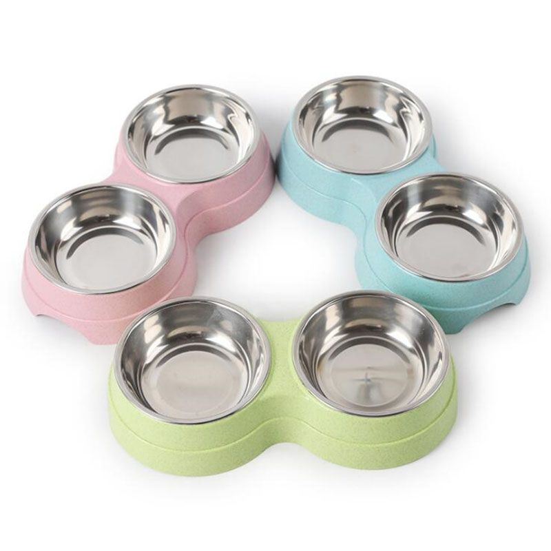 Double Bowls Stainless Steel P - Baby Food Cat ulasan dan harga