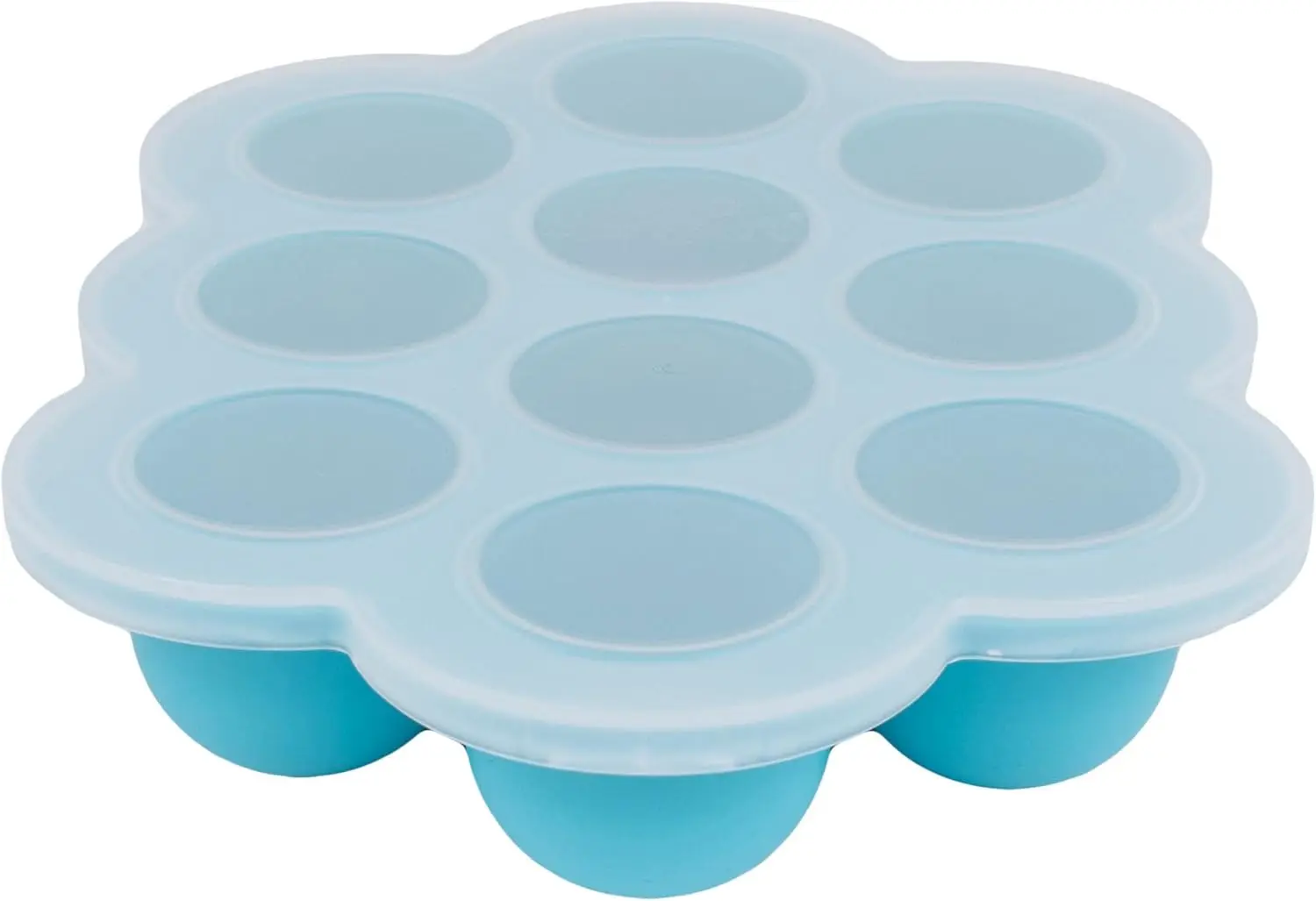 Bright Blue Silicone Freezer T - Baby Food Freezer Tray ulasan dan harga