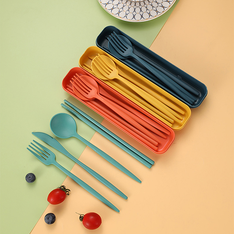 4Pcs/Set Portable Utensils Wit - Weaning Spoon Set ulasan dan harga