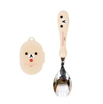 Rilakkuma Spoon Fork Integrate - Weaning Spoon Set ulasan dan harga