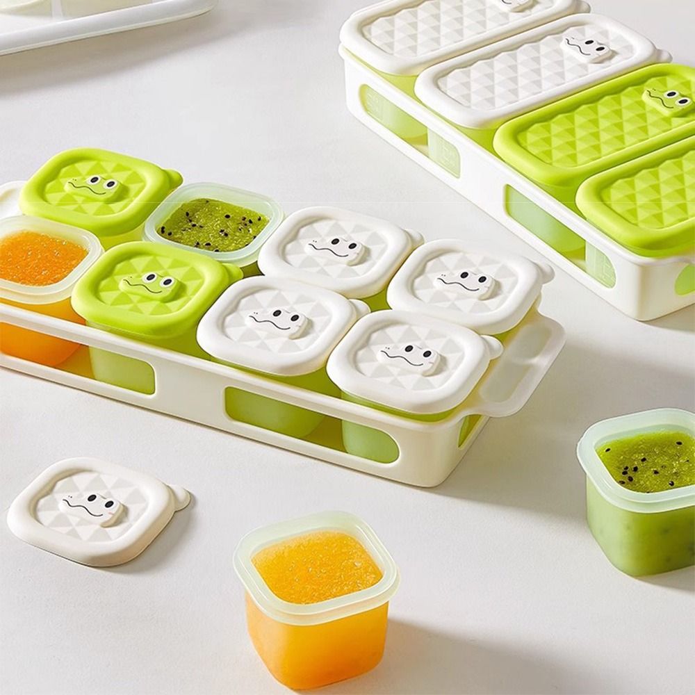 3/4/6 Grid Design Baby Food Fr - Baby Food Freezer Tray ulasan dan harga