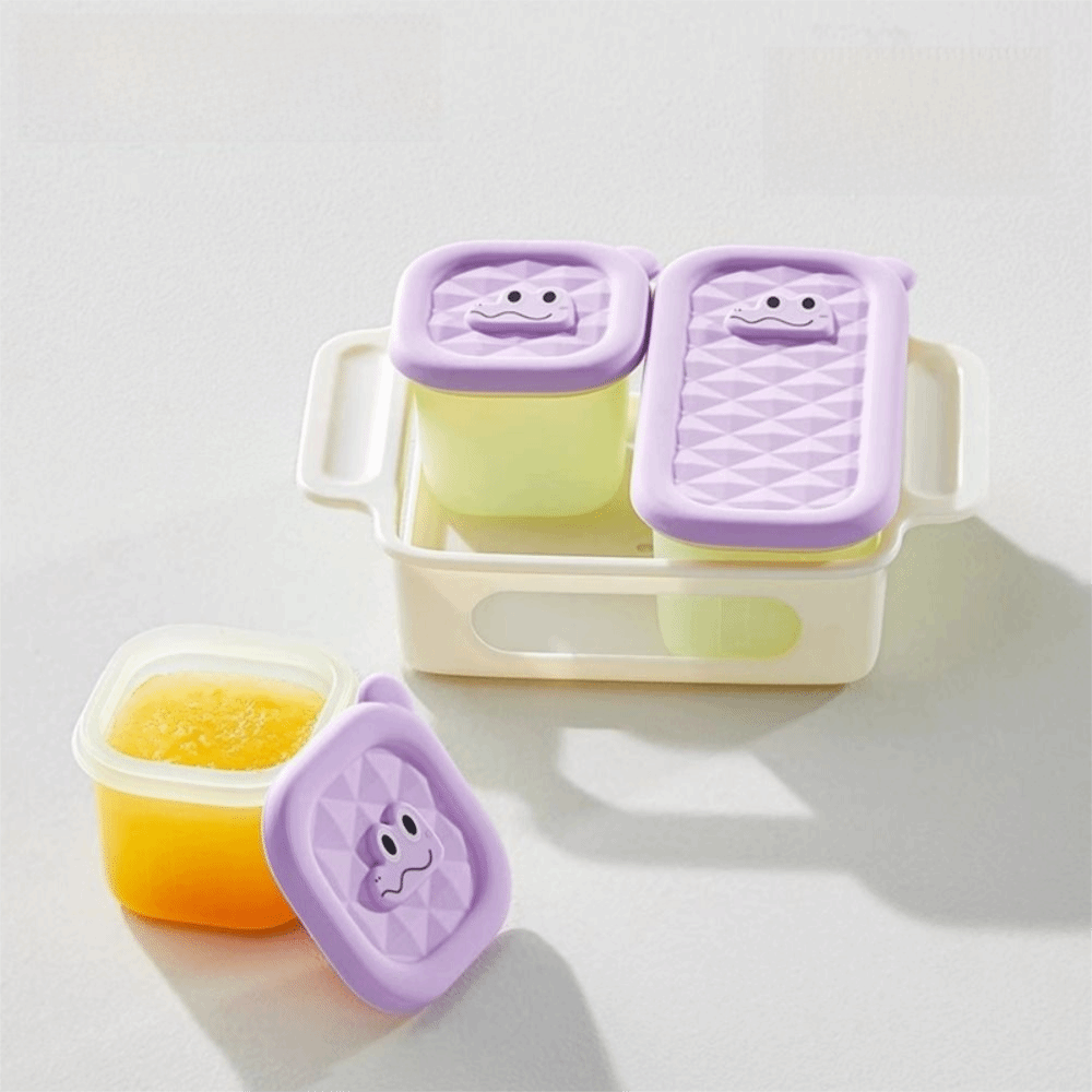 3/4/6 Grid Design Baby Food Fr - Baby Food Freezer Tray ulasan dan harga
