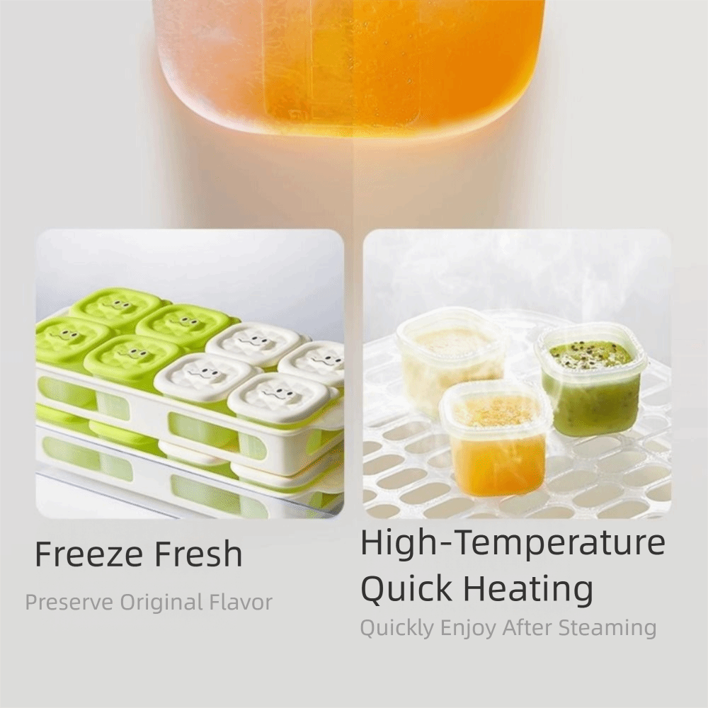 3/4/6 Grid Design Baby Food Fr - Baby Food Freezer Tray ulasan dan harga