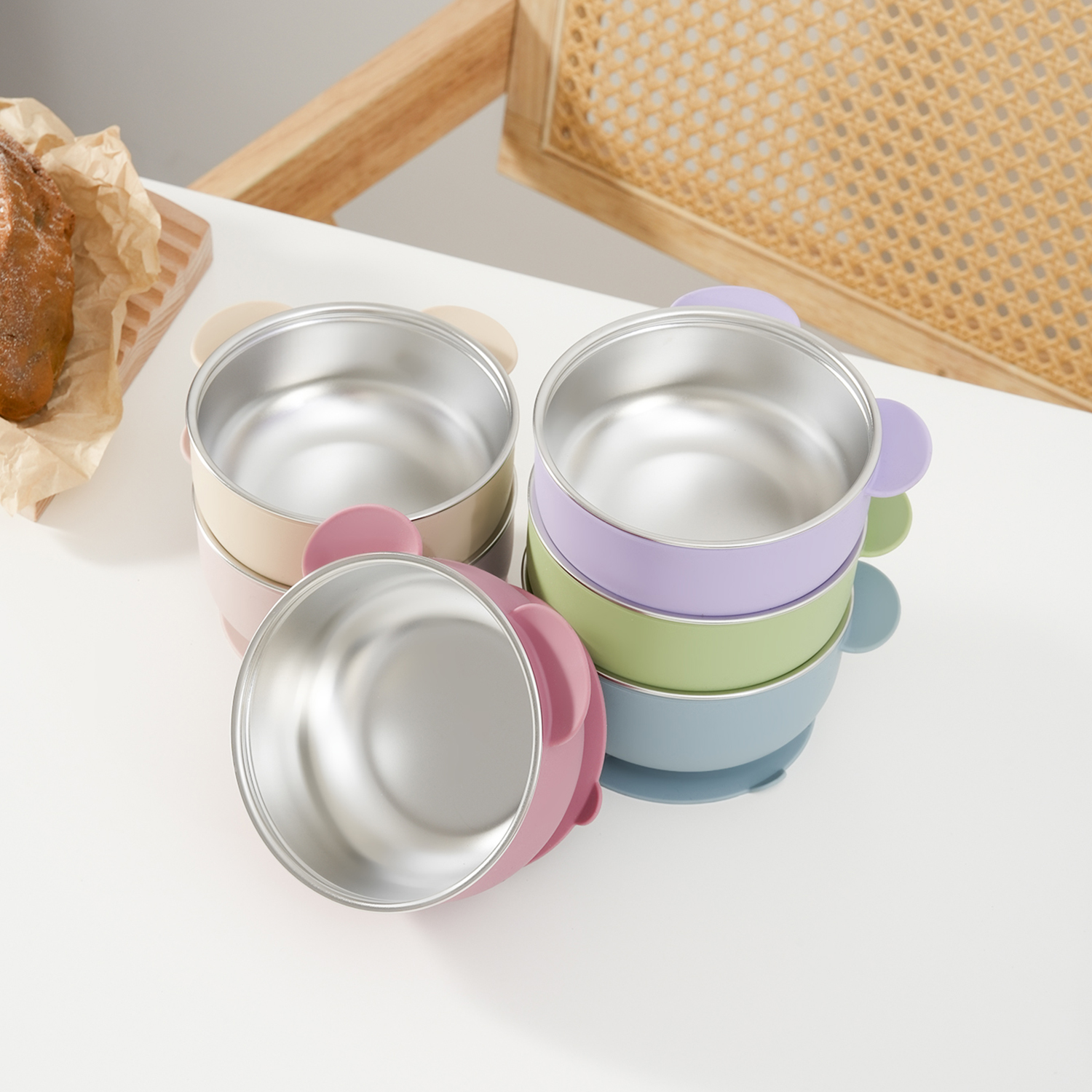 1PC Removable Silicone Stainle - Baby Food Freezer Tray ulasan dan harga